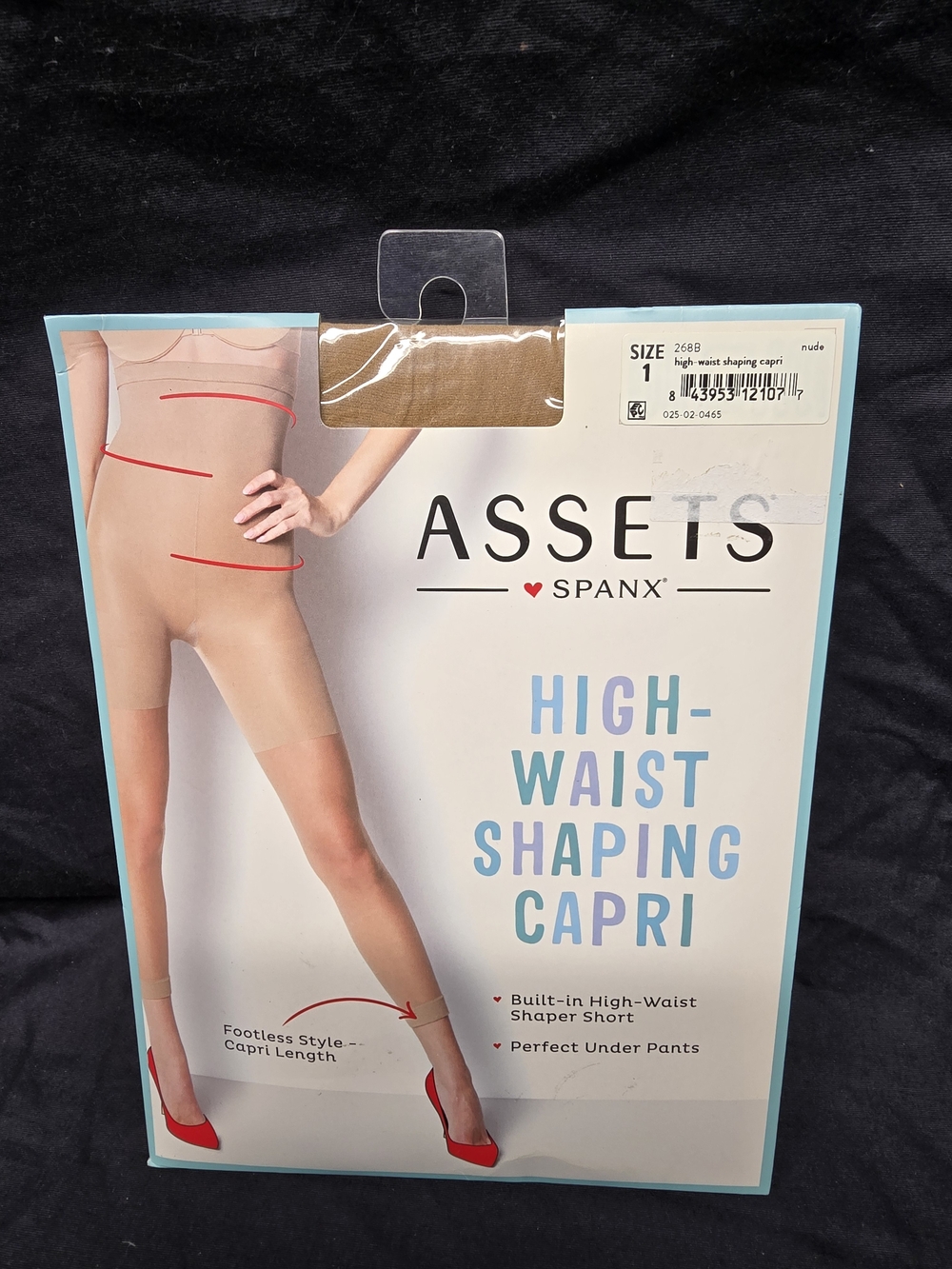 SPANX Assets High-Waist Shaping Capri in Nude Size 1
